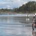 Biking on Cox Beach